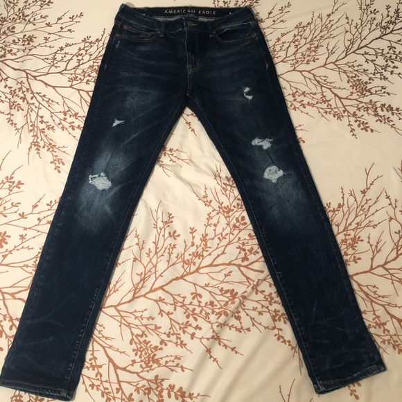 American eagle skinny dark wash jeans - Picture 1 of 4